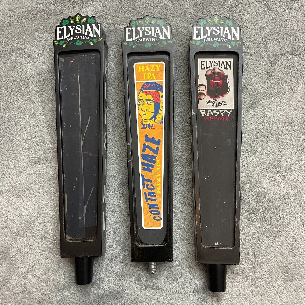 Elysian Brewing Beer Tap Handles Lot of 3